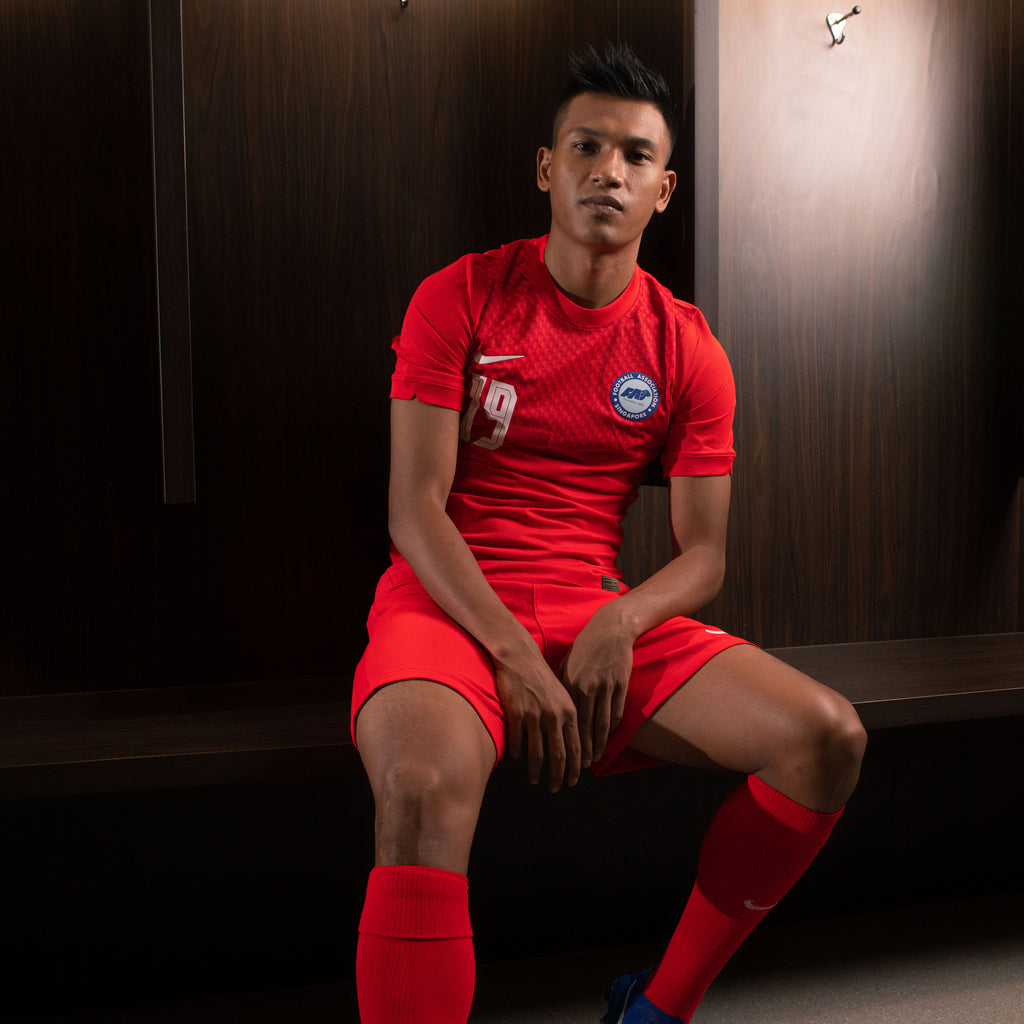 Singapore National Team 2020 Home Jersey Model Khairul Nizam